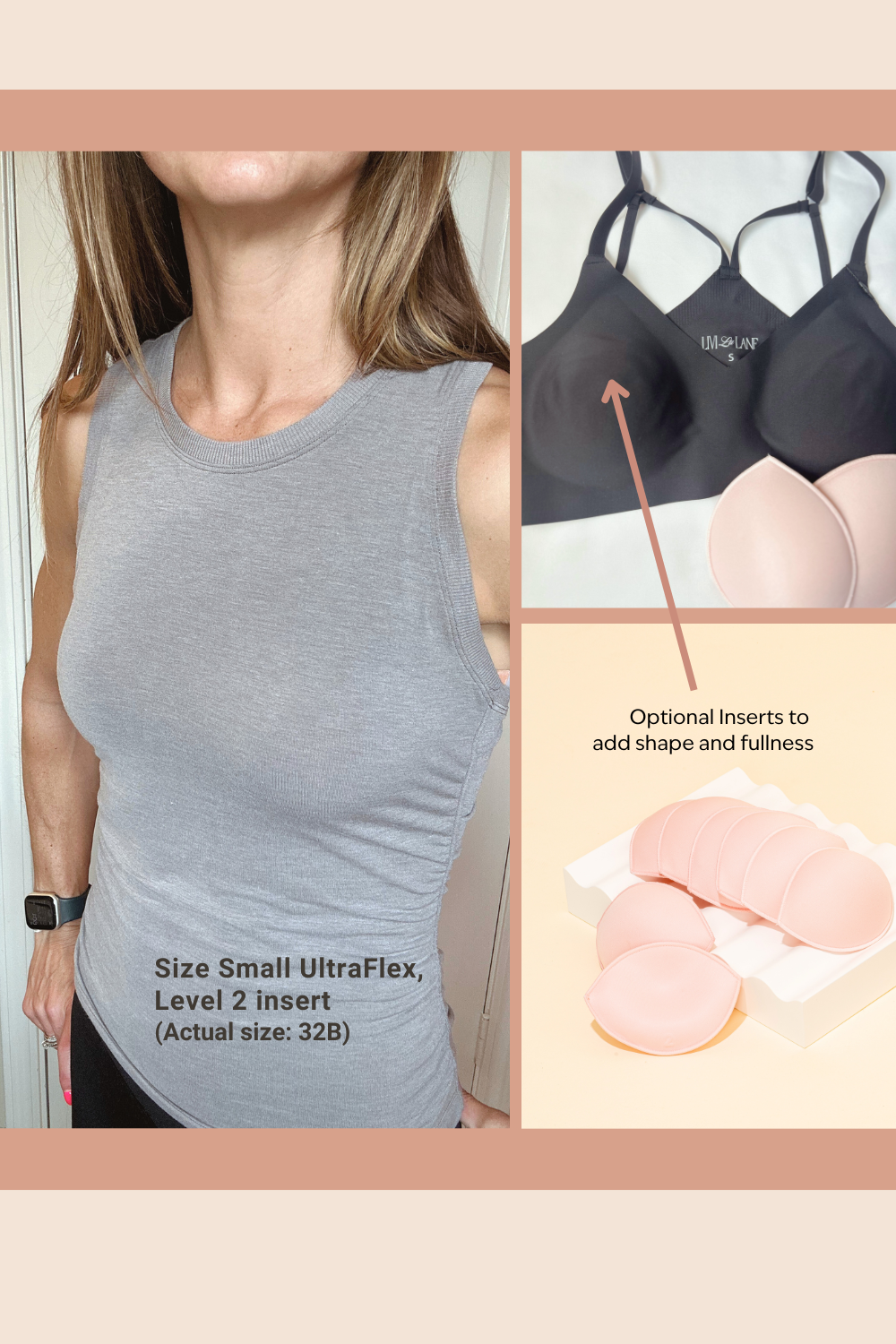 UltraFlex Comfort & Shaping Bra (Sand)